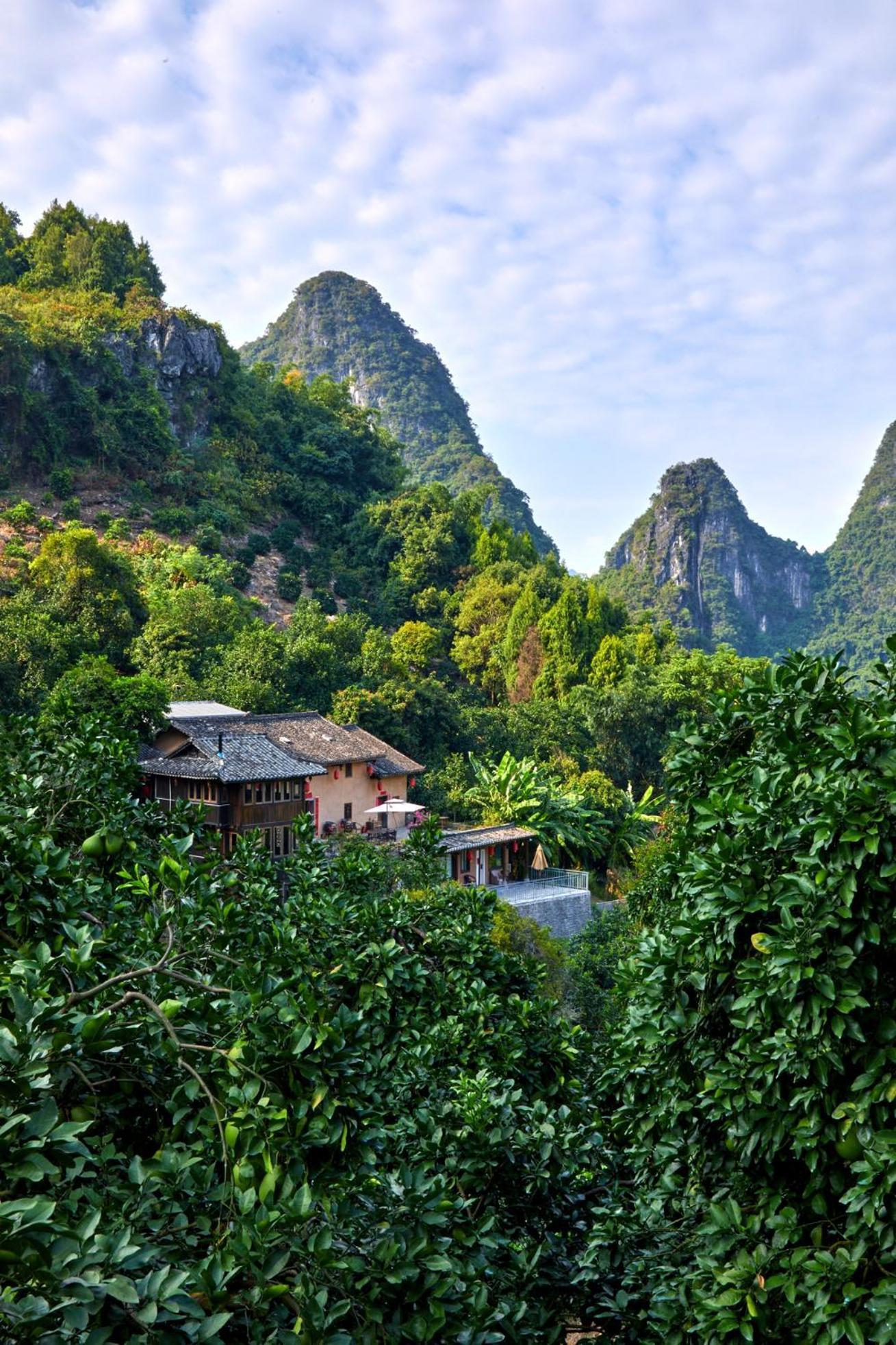 Yangshuo Yunshe Mountain Guesthouse Exterior foto