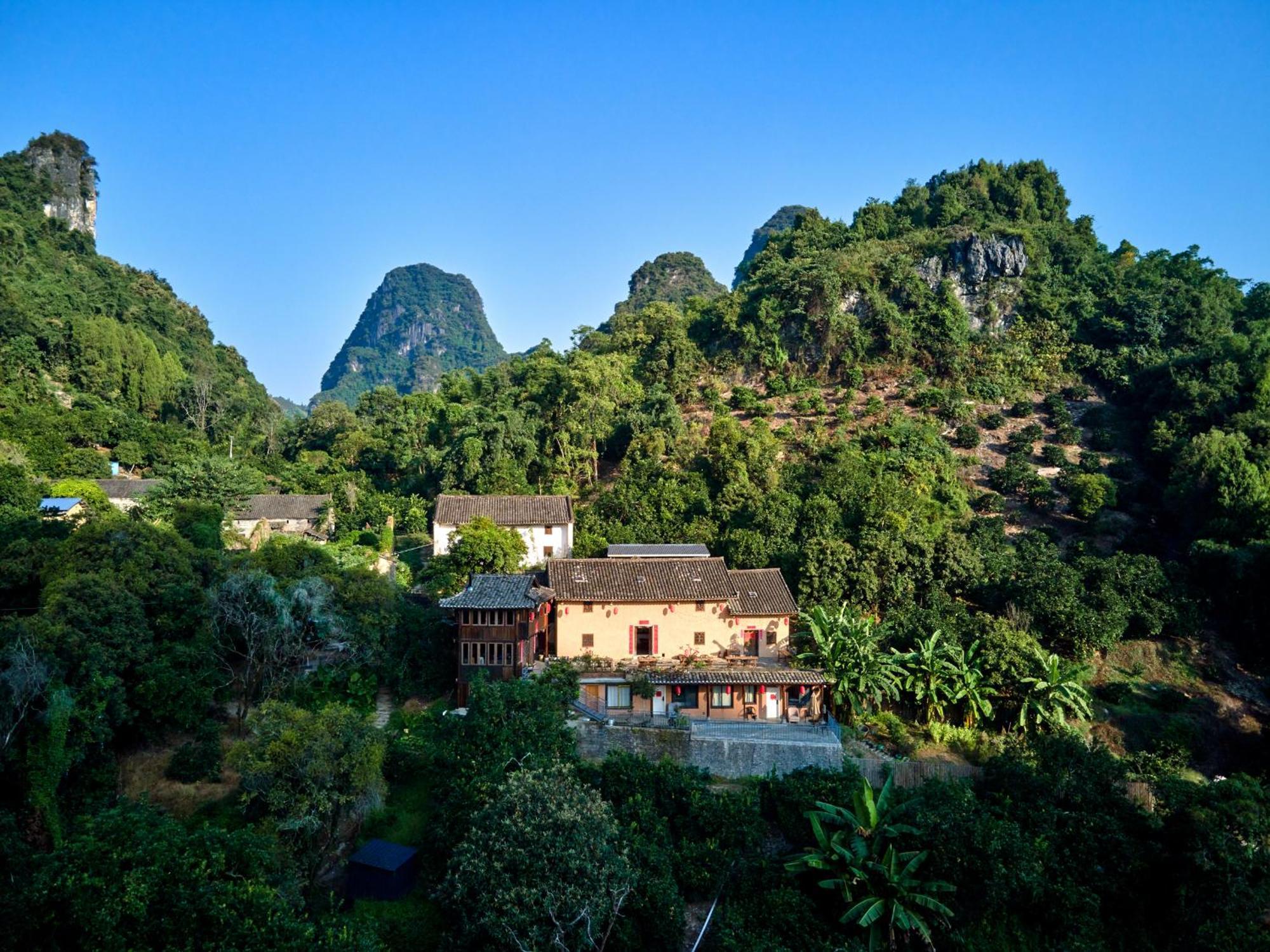 Yangshuo Yunshe Mountain Guesthouse Exterior foto